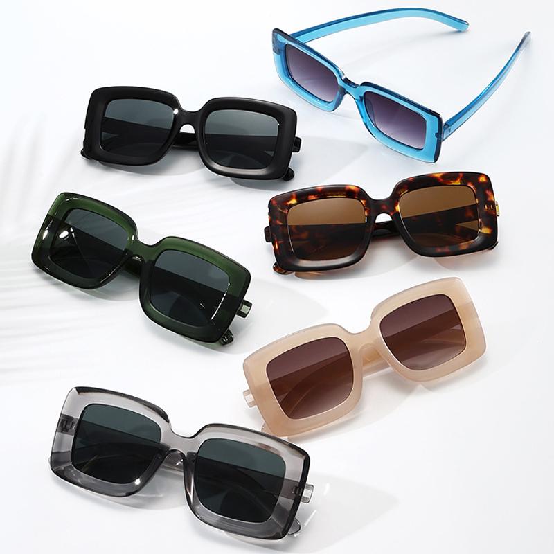 New Square Sunglasses Women Fashion Shades UV400 Men Luxury Gradient Transparent Male Female Sun Glasses