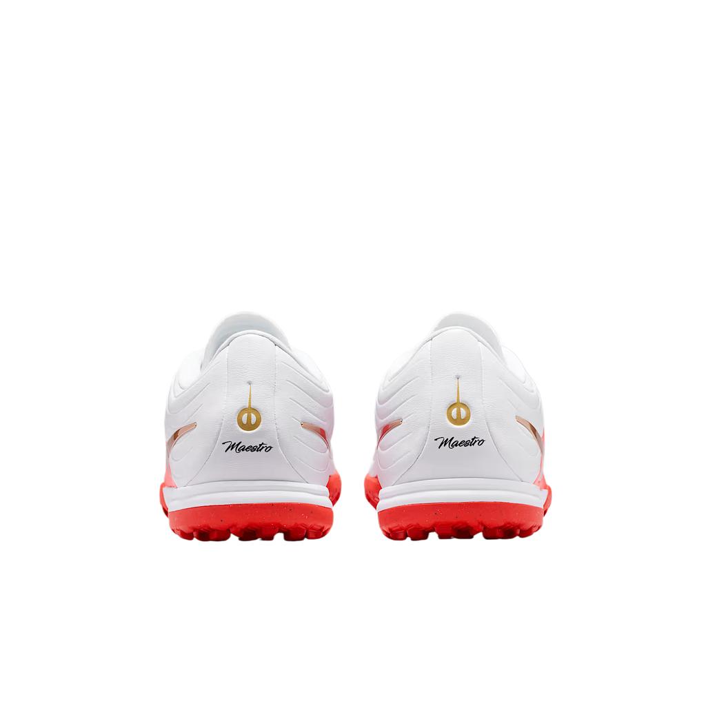Nike Tiempo Maestro Academy TF Low White Bright Crimson Blur Unisex Sneakers Red IB4484-100