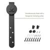 High Quality Sliding Barn Door Hardware Kit Fit For Cabinet Doors Rail Set Smooth Silent Home Hardware Replacement Part