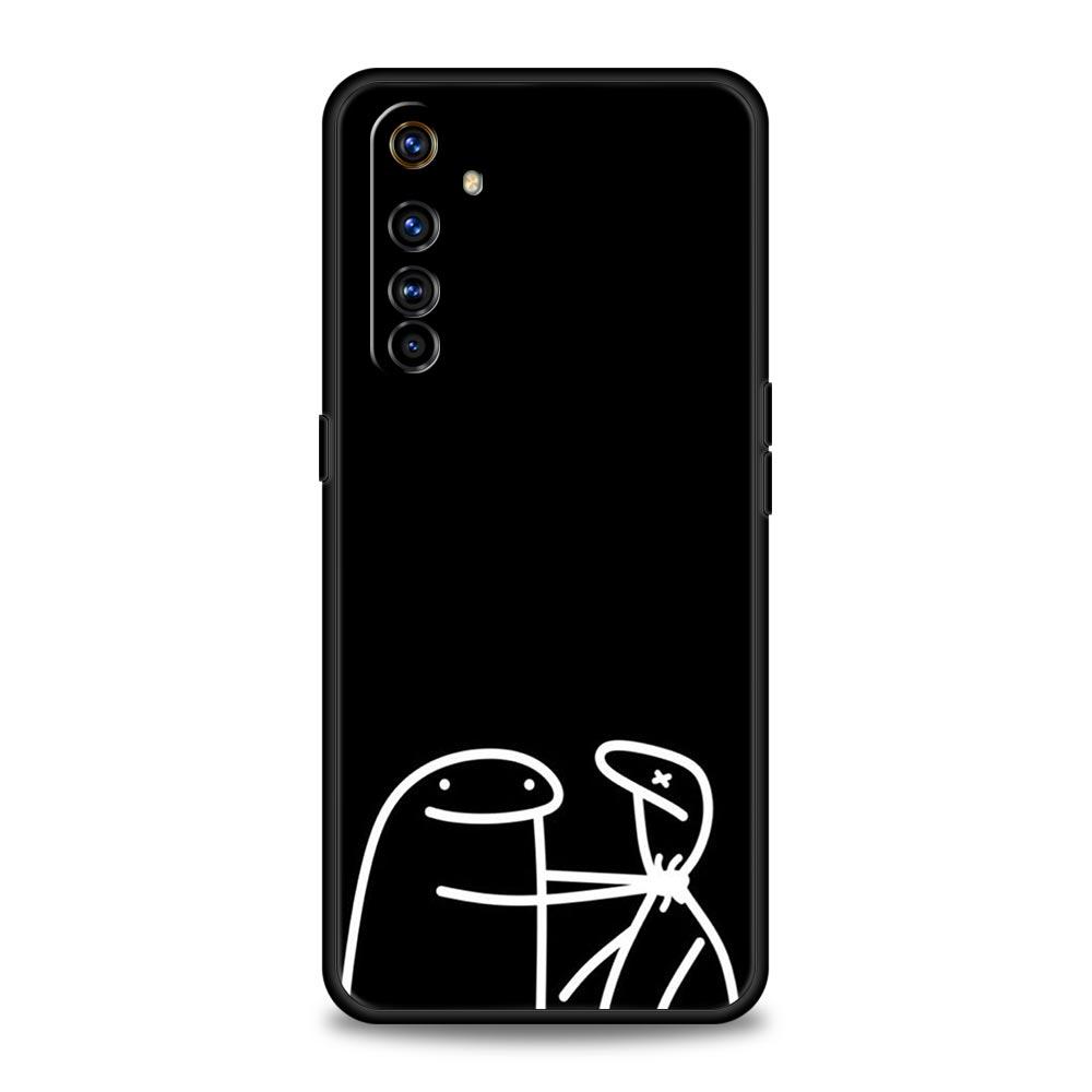 Cute Cartoon Matchman Phone Case For Realme 12 11 10 9 8 5G 7 6 GT5 GT3 GT2 Pro C21 C11 C25 C35 For Realme GT Neo 2 3 3T 5 Cover