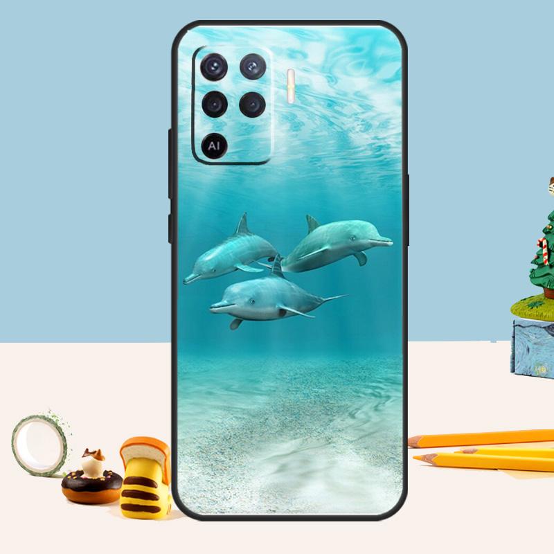 

Чехол Океанский Дельфин для Oppo A5 A6 Pro A15 A16 A76 A96 A17 A57 A98 A58 A78 A18 A38 A54 A74 A94 A40 A60 A80 OPPO A94 4G