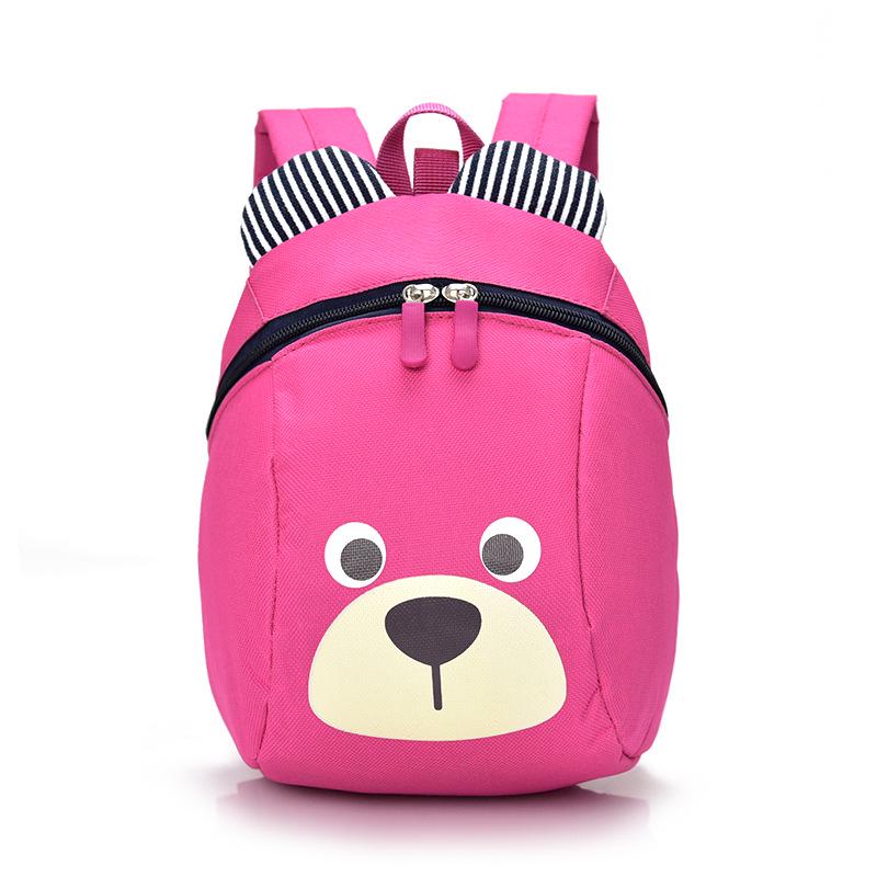 Korean Style Cartoon Anti-Lost Schoolbag for Kindergarten Boys & Girls Aged 1-5