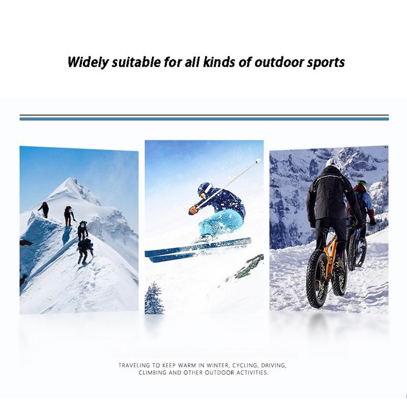 1 Set Winter Thermal Warm Balaclava Set Thickened Polar Fleece Windproof For Cycling Running Skull Cap Face Cover Scarf