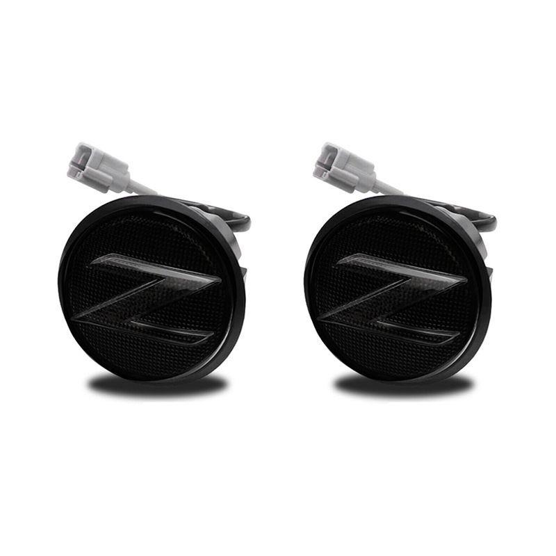 Car LED Side Marker Turn Signal Lights Accessories Parts For Nissan 350Z Z33 2009- 370Z Z34 Smoky