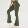 Women’s Yoga Leggings Outdoor Sports Fitness Multi-Pocket Flare Pants Work Trousers