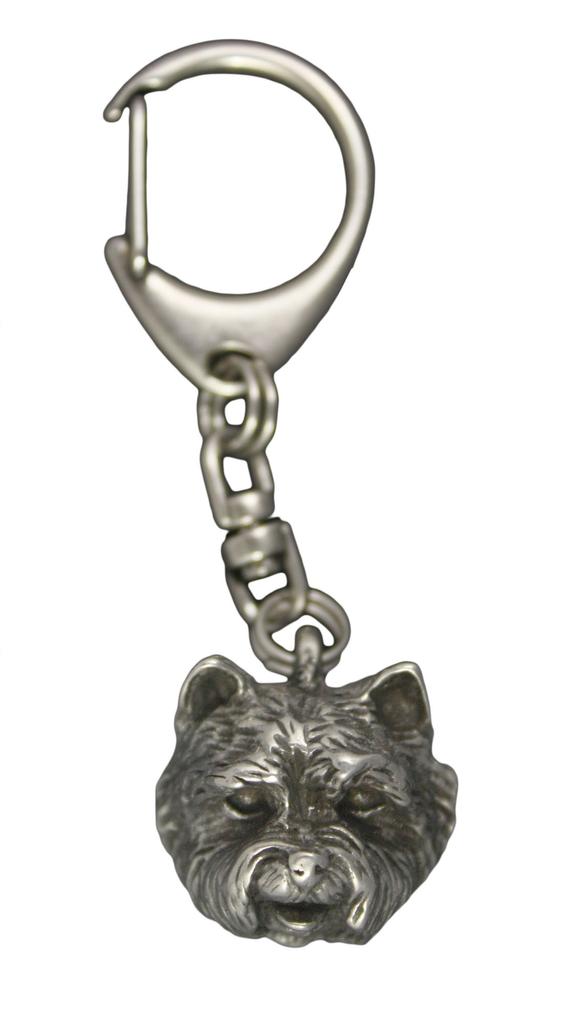 West Highland White Terrier, Westie, Westy I - Postříbřená klíčenka s pejskem, ozdoba na kabelku, přívěsek na batoh značky Art-Dog