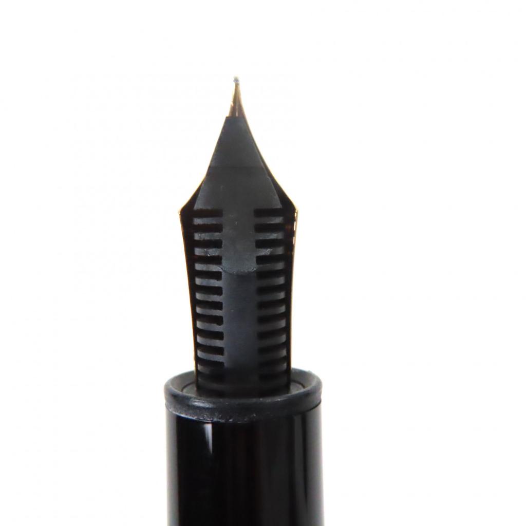 Very Good MONTBLANC fountain pen Meisterstück 146 white star black 14K mens Used