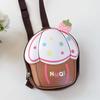 Cute New Boys and Girls Breast Bag Creative Printing Childlike Shoulder Bag Large Capacity Versatile Foreign Style Messenger Hard Shell Bag