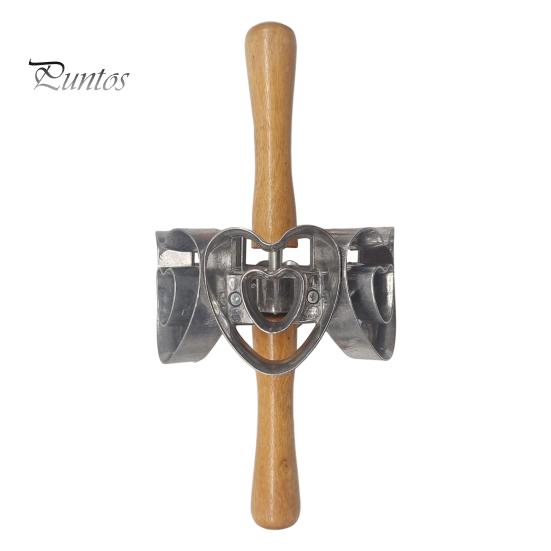 

Форма для пончиков из нержавеющей стали, 6-гнездная форма для выпечки, круглые формочки для печенья, универсальный кухонный инструмент для печенья, бисквитов, мини-пирожных, закусок и десертов Hearts