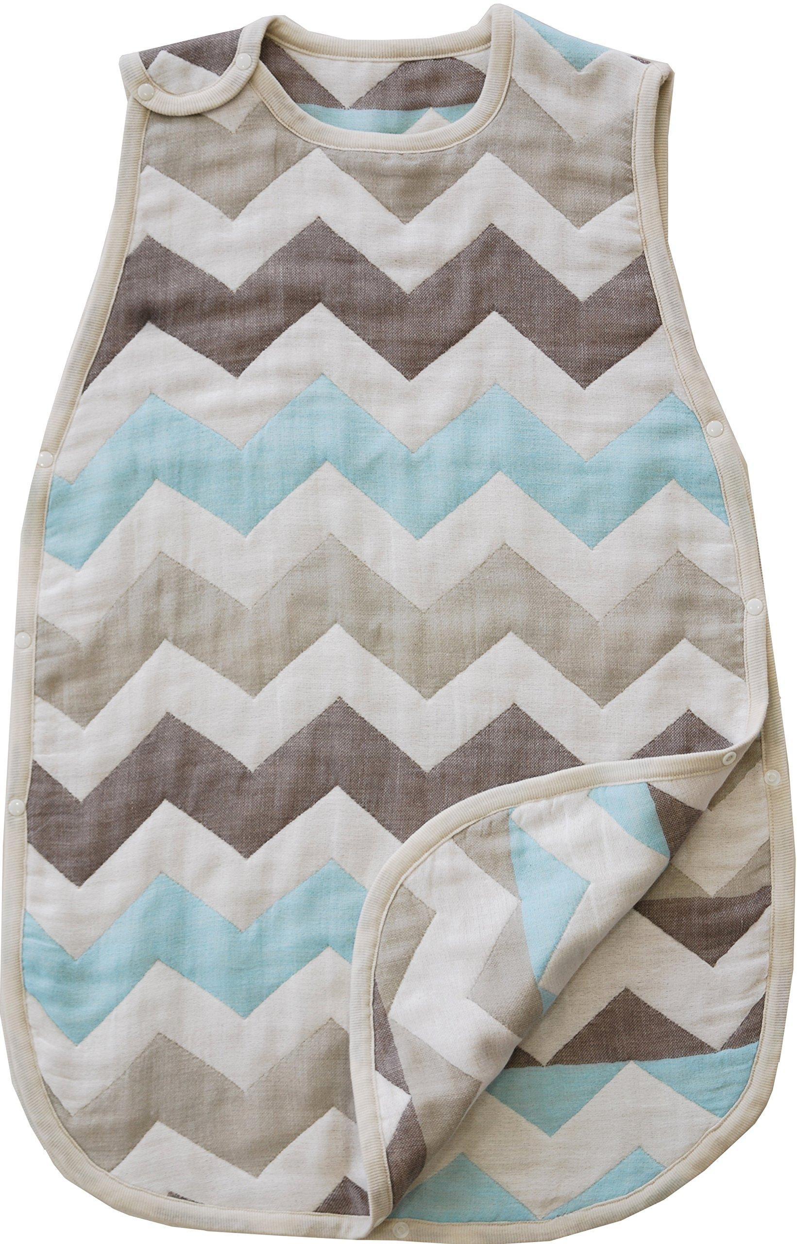 

Sandesika Пушистая Марля Размер L от 2 до 7 лет Детский 6-слойный Слип, (Вокруг старого), Шеврон, 3341-9999-02,