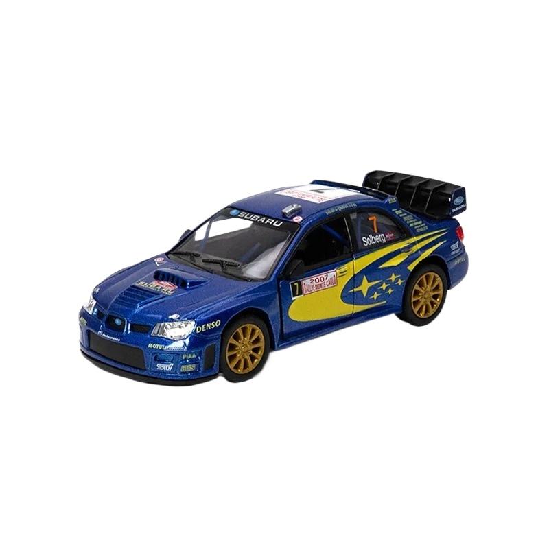 

1/36 Subaru Impreza WRC Спортивный автомобиль Сплав Литой Металл Масштабная Модель Автомобиля Миниатюрная Модель Автомобиля Статическая Коллекция Детская Игрушечная Машина Транспортные Средства синий