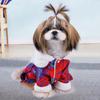 Autumn Winter Cotton Cute Red Thicken Beautiful Soft Comfortable Pet Clothes Warm Coat Clothing for Dogs