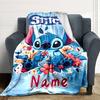 Custom Name Lilo Stitch Dreamscape blanket for Couch & Bed, Plush Cozy Fuzzy Blanket Super Soft & Warm Blankets for Fall and Winter. 0908408
