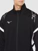 Mizuno MC Line Training Deep Size 32MCA110 Warm-Up Jacket, Sweat-Wicking, Quick-Drying, Wear, Navy, M,