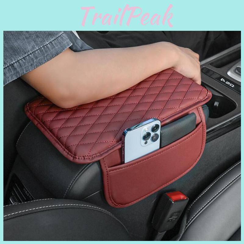 Armrest Box Heightening Pad Car With Side Storage Bag Car Armrest Box Pad With Storage Bag Car Interior Accessories Universal In All Season
