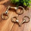 Korean Fashion Rotating Horsebit & Horseshoe Scarf Buckle Accessory