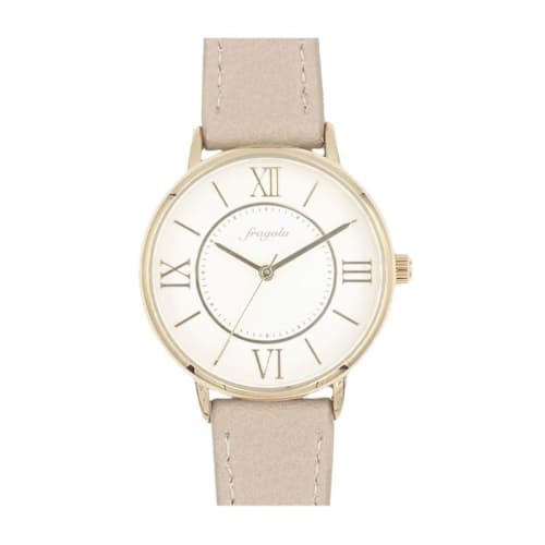 

Follow Fragola Простые круглые часы H01024S-1 MOC Женские серые