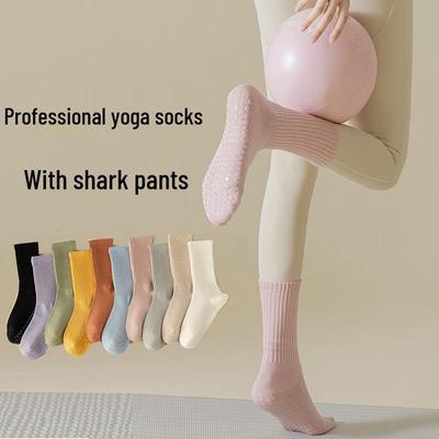 Women's Mid-Calf Seamless Anti-Slip Yoga & Pilates Socks