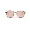 Positive Round Glasses Frame Pink Piece Metal Retro Sunglasses Women'S Sunglasses Men'S