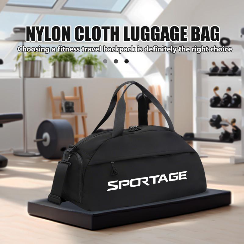 AHS1 Car Logo Travel Portable Large Capacity Luggage Storage Bag For KIA Sportage Ceed Sorento Niro Cadenza Proceed Sephia