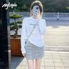 MJ STYLE Women's Retro Cotton Long Sleeve T-Shirt