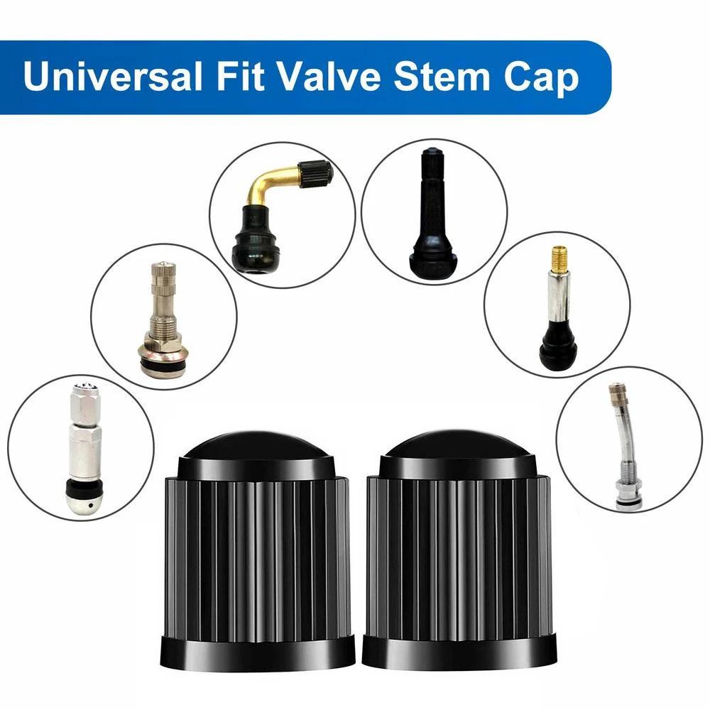 Black Plastic Valve Cap for Car and Bicycle Tires
