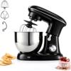 Pastry Robot - NETTLIFE - 1400W - 5 L Stainless Steel Bowl - Dough Hook - Black