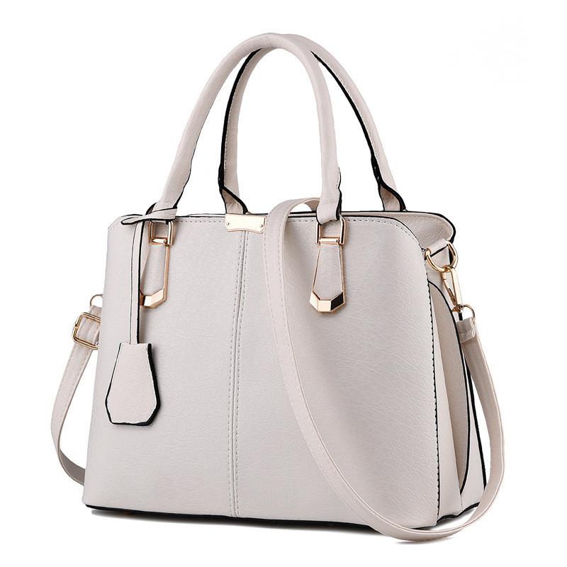 Women's bag generation leather large-capacity locomotive bag high-end simple platinum handbag