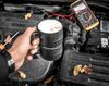 Ceramic tire mug with key