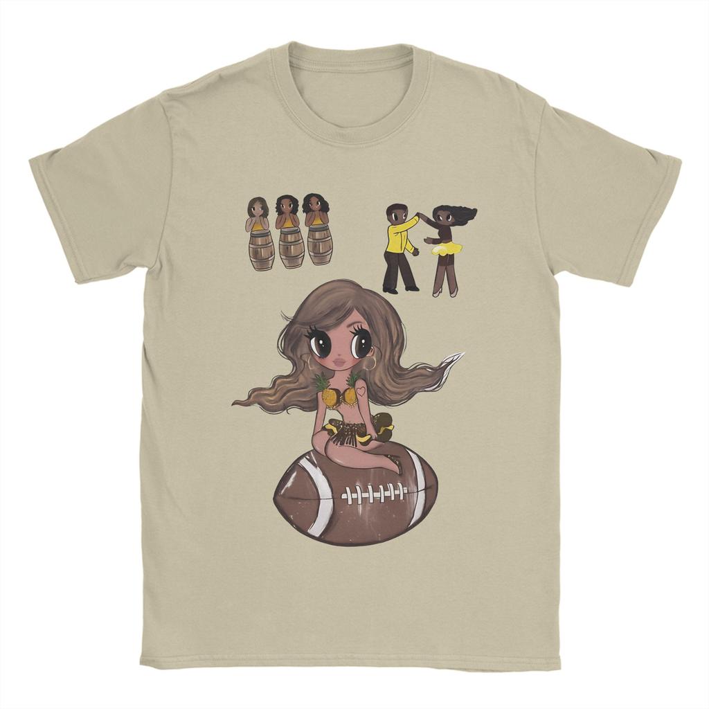 Karol G Chibi Latina Girl On Football With Dancer Characters Tshirt Summer Y2k Casual T Shirts Cotton Tshirt For Unisexs Tees