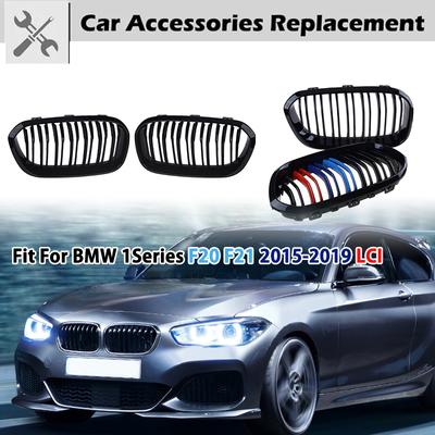 Front Bumper Kidney Grille Radiator Guard Grill M Performance Car Accessories Fit For BMW 1 Series F20 F21 2015- 120i