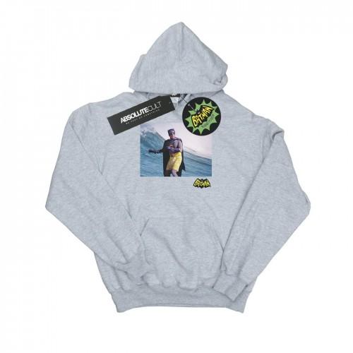 DC Comics Mens Batman TV Series Surfing Logo Hoodie