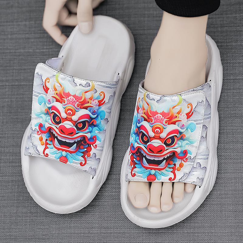 38-44 New Street Fashion Summer Slippers Men Casual Outdoor Beach Casual Shoes for Men Platform Sandals Boy Shoes Free Shipping