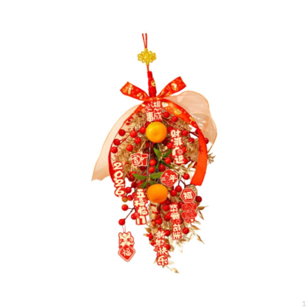 Chinese Year Hanging Decoration Decor Decorative Traditional Entryway Sign for