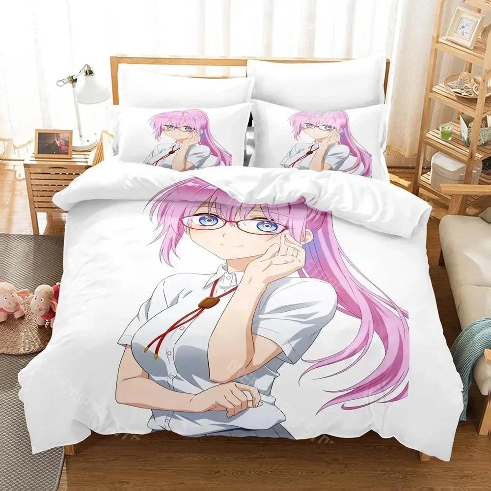 Shikimori's Not Just a Cutie Bedding Set Single Twin Full Queen King Size Bed Set Aldult Kid Bedroom Duvetcover Sets Anime Bed