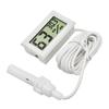 FY-12 Mini LCD Digital Thermometer Hygrometer Gauge Tester Probe Incubator Aquarium Temperature Humidity Meter With Probe 1.5m