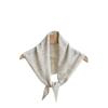 Striped Cross Scarves Wool Cross Neckerchief Sweet False Collar  Women
