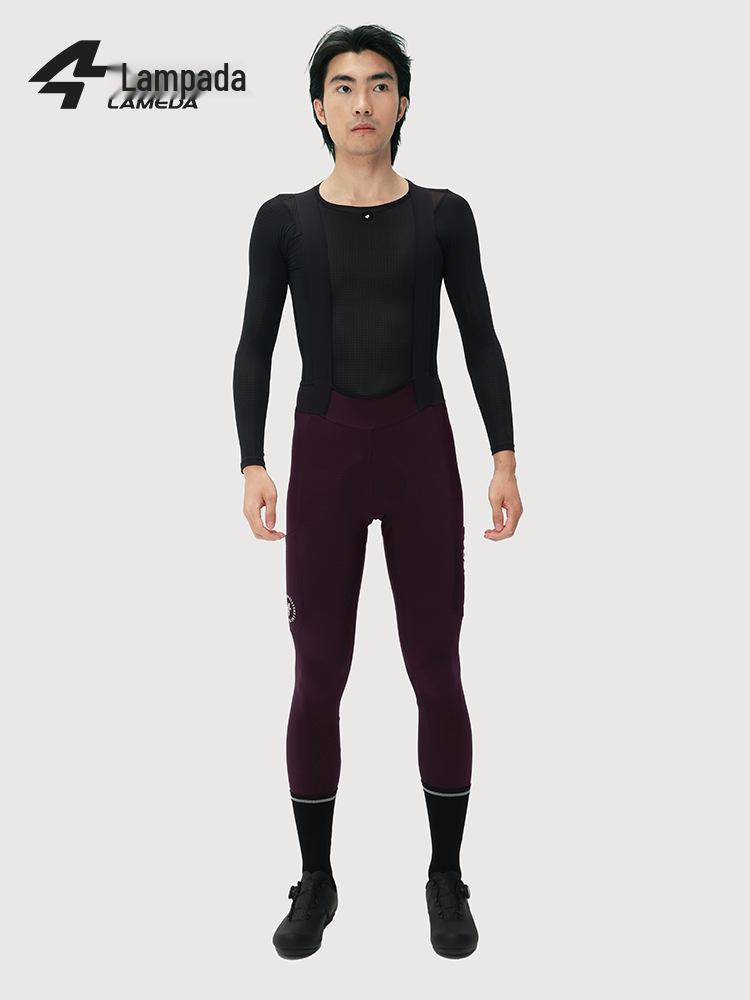 

Велотрусы Lampaida 24: Высокоэластичный, с начесом для тепла, для горного и шоссейного велоспорта осенью/зимой XL красный/фиолетовый