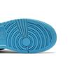 Air Jordan 1 Low Grade School 'UNC' (Unisex) White / University Blue / Obsidian Kids' Basketball Shoes 553560 144