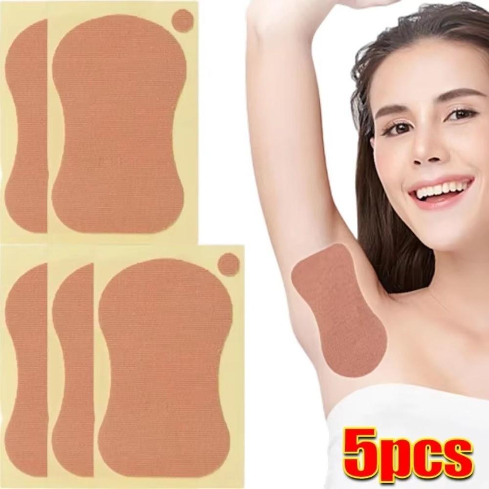 5Pcs Invisible Sweat-Absorbing Patches Thin Disposable Sweat Pads Armpit Sweat Shield  Summer