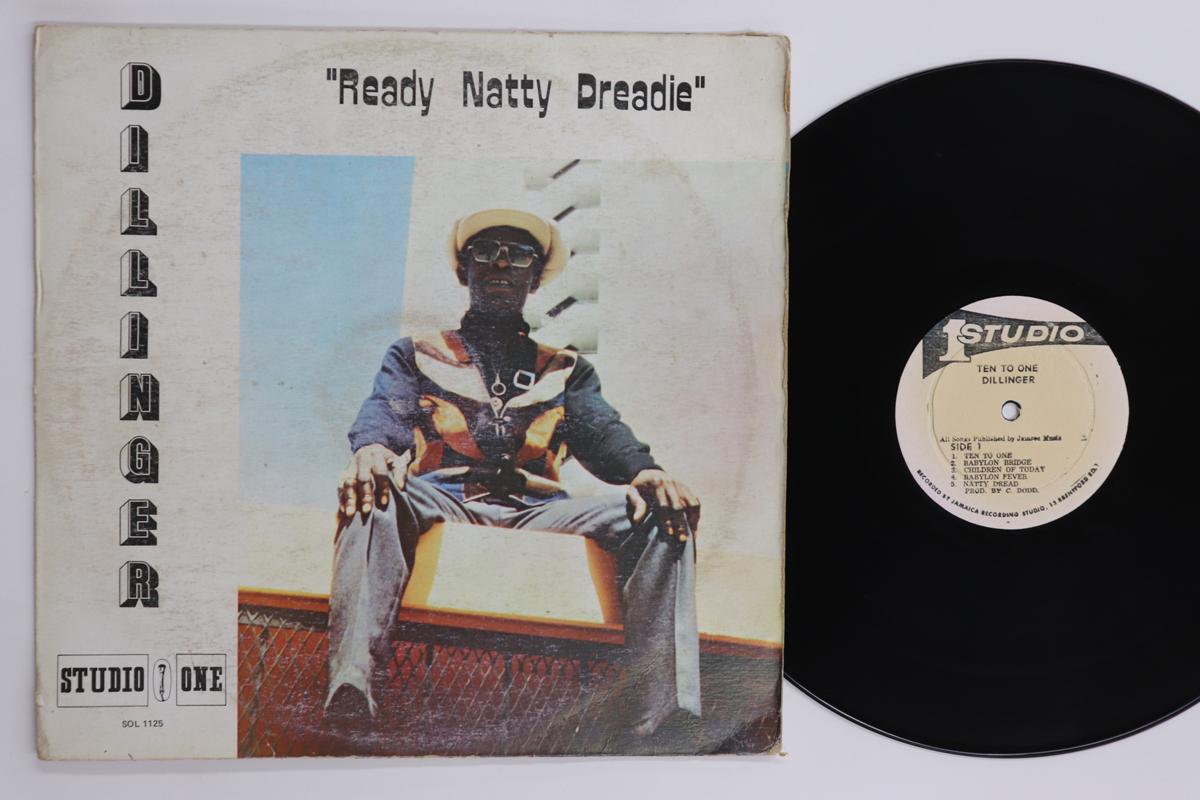 

LP Record DILLINGER ready Natty Dreadie Ten To One SOL1125 STUDIO ONE 1975 Jamaica Reggae Ska Dub Used
