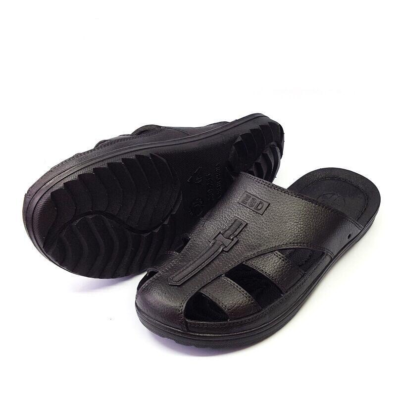 ESD Anti-Slip Soft Sole Sandals with Toe Protection