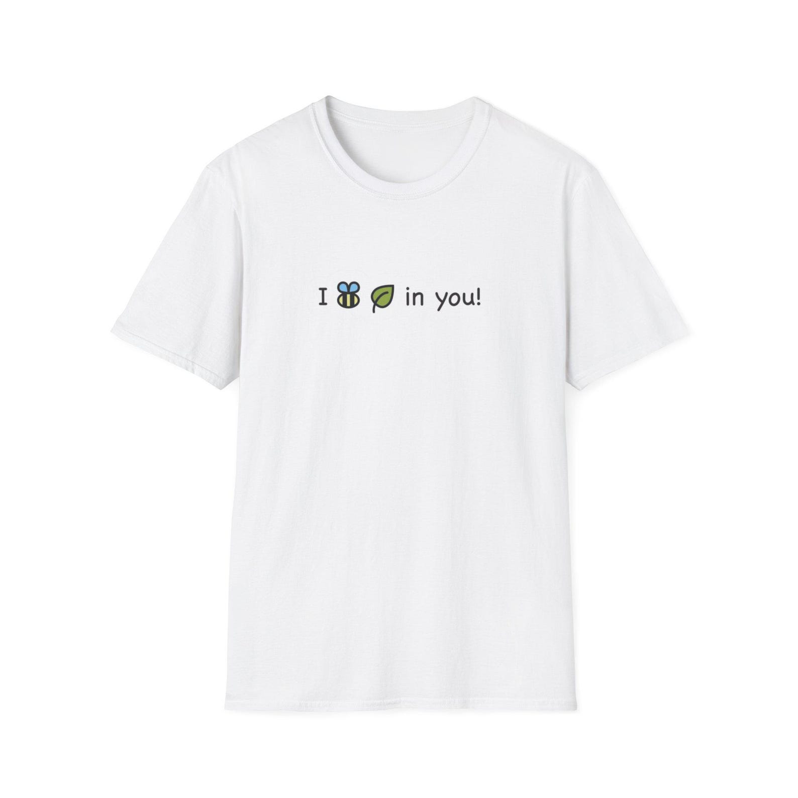 Bee Leaf Pun T-Shirt | Nature Lover Graphic Tee S