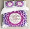 Chakra Color Geometry Yoga Duvet Cover Bed Bedding Set Double Home Textile Quilt Cover Pillowcases Bedroom Bedding Set No Sheet