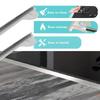 2PCS Stainless Steel Stove Counter Gaps Cover Heat Resistant Stove Gaps Guards Range Trim Kit for Kitchen Silver
