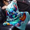 1pc Stitch Printing Blanket - Soft, All-Season Throw for Living Room, Bedroom,Personalized Gift with Adorable Cartoon Design