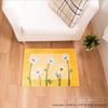 OKA Corner Adsorption Entrance Mat Innocent Daisy 30cm X 110cm Yellow Approx.