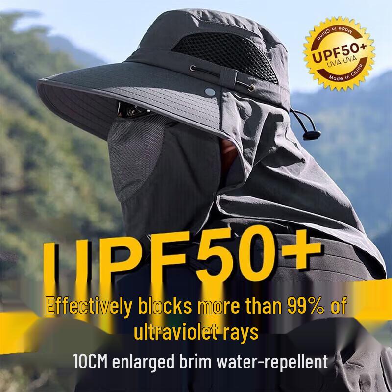 Nanjiren Men s Summer UV Protection Foldable Sun Hat