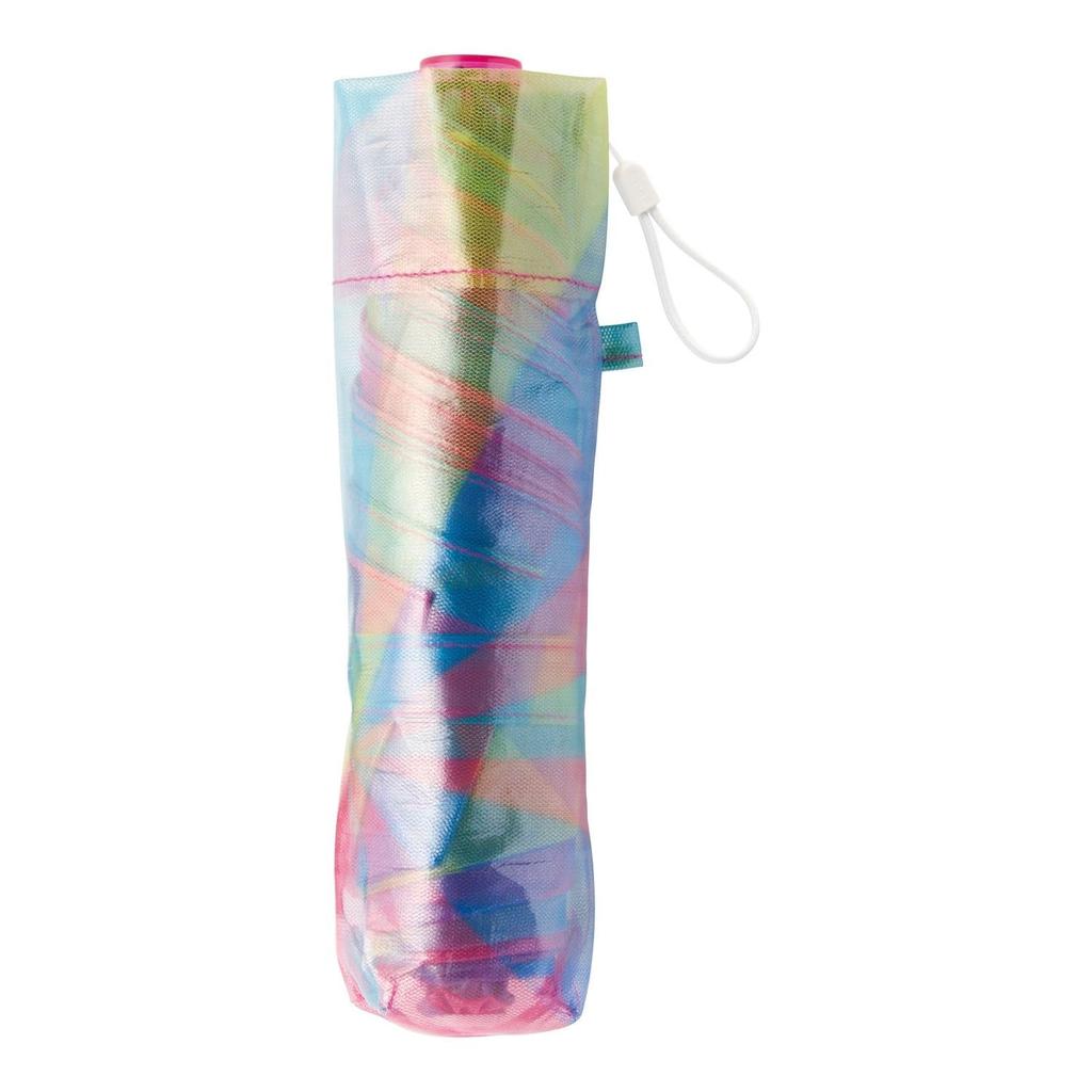 Moonbat Esta Rain Umbrella, Folding Umbrella, Lightweight, Vinyl Print, Pink, 31-230-10325