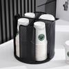 1 Piece of Rotating Storage Rack, Paper Coffee Cup Dispenser, Cup Dispenser, Coffee Shop Home Store Desktop Decoration